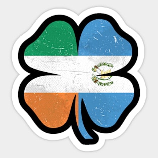 Guatemalan Irish Shamrock Guatemala Ireland St Patrick's Day Sticker